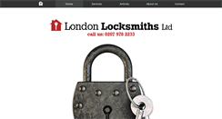 Desktop Screenshot of londonlocksmiths.com