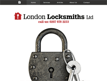 Tablet Screenshot of londonlocksmiths.com